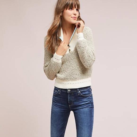 Anthropologie Sweaters - Anthropologie moth  Kiruna Cropped Pullover
